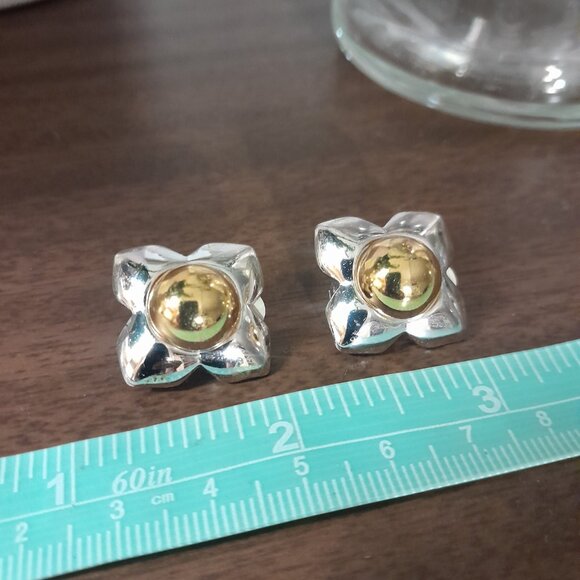 GIVENCHY - Two Toned - Clip On Earrings - Picture 7 of 9